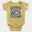 Straight Outta Chrompet Onesie/Romper in Yellow Color